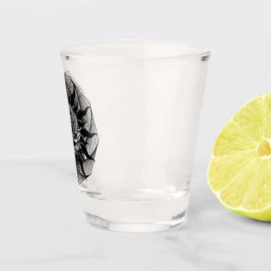 geometrische tekening shot glas (Rechts)