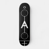 Geometrische tekening, skateboard (Voorkant)