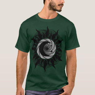 geometrische tekening t-shirt