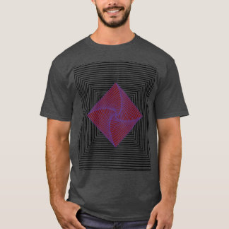 geometrische tekening t-shirt
