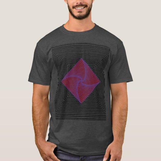 geometrische tekening t-shirt (Voorkant)