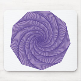 geometrische tekening Violet Muismat