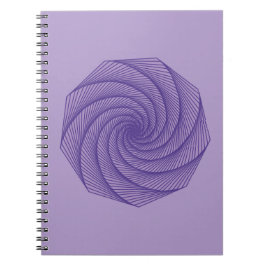 geometrische tekening Violet Notitieboek