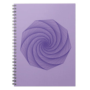 geometrische tekening Violet Notitieboek