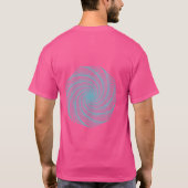 geometrische tekening Violet T-shirt (Achterkant)