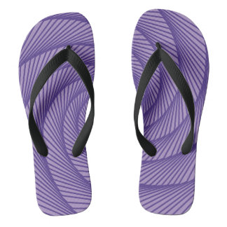geometrische tekening Violet Teenslippers