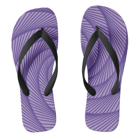 geometrische tekening Violet Teenslippers (Voetbed)