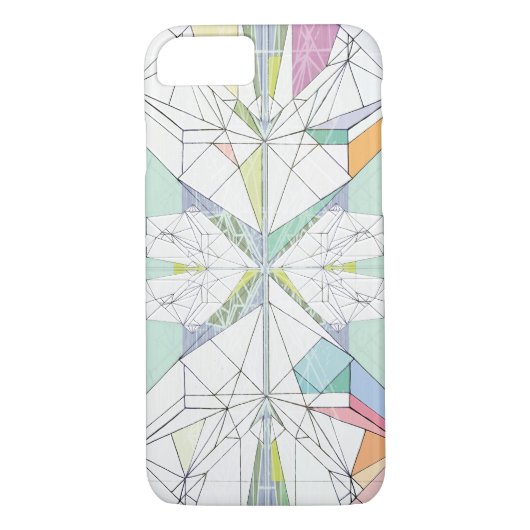 Geometrische telefoondraagtas Case-Mate iPhone case (Achterkant)