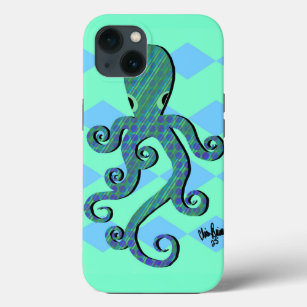 Geometrische tentakels Case-Mate iPhone case