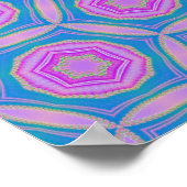 Geometrische Terrazzo Pattern Poster (Hoek)