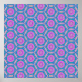 Geometrische Terrazzo Pattern Poster (Voorkant)