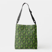 Geometrische tesselatie van bismon moss crossbody tas (Achterkant)