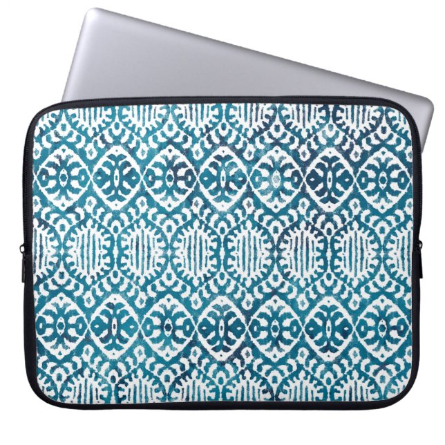 Geometrische textuur herhaalt een creatief modern  laptop sleeve (Voorkant)