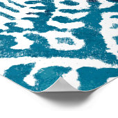 Geometrische textuur herhaalt een creatief modern  poster (Hoek)