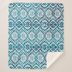 Geometrische textuur herhaalt een creatief modern  sherpa deken