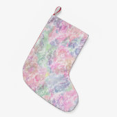 Geometrische textuur klassieke moderne herhalingsp kleine kerstsok (Voorkant (Hangend))