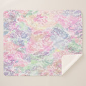 Geometrische textuur klassieke moderne herhalingsp sherpa deken (Voorkant (horizontaal))