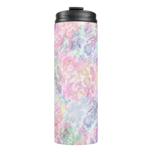 Geometrische textuur klassieke moderne herhalingsp thermosbeker (Voorkant)