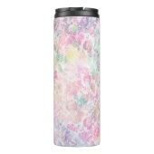 Geometrische textuur klassieke moderne herhalingsp thermosbeker (Achterkant)