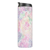 Geometrische textuur klassieke moderne herhalingsp thermosbeker (Geroteerd rechts)