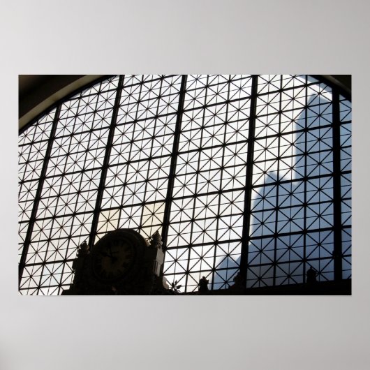 Geometrische tijd poster (Voorkant)