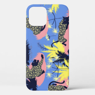 Geometrische tijger, luipaard: kinderpatroon. Case-Mate iPhone case