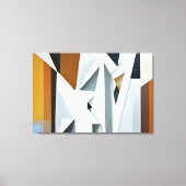Geometrische Toon Canvas Afdruk (Voorkant)