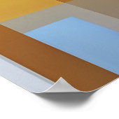 Geometrische Toon Poster (Hoek)