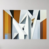 Geometrische Toon Poster (Voorkant)