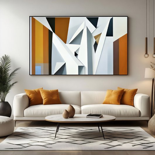 Geometrische Toon Poster
