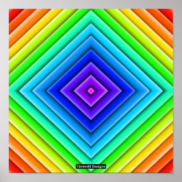 Geometrische topografie (enkel) - Posterprint Poster