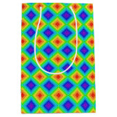 Geometrische topografie - Gift Bag Medium Cadeauzakje (Voorkant)