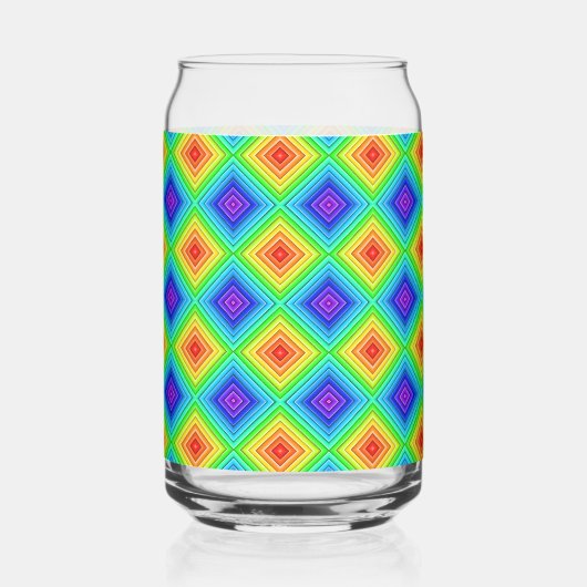 Geometrische Topografie - Glas Kan (Voorkant)