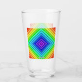 Geometrische Topografie - Glazen Beker (Achterkant)