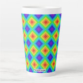 Geometrische Topografie - Latte Mok (Voorkant)