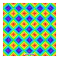 Geometrische topografie (patroon) - Fotoprint