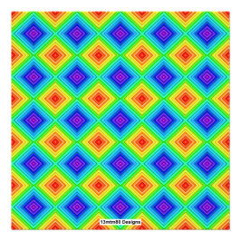Geometrische topografie (patroon) - Fotoprint Foto Afdruk
