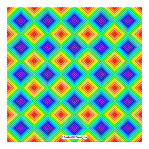 Geometrische topografie (patroon) - Fotoprint Foto Afdruk