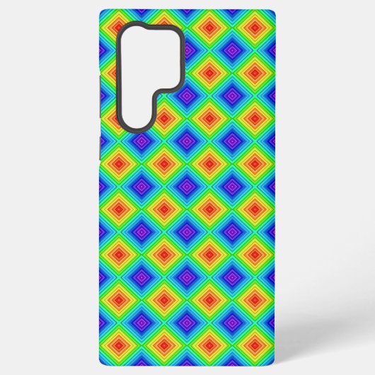 Geometrische Topografie (patroon) - Samsung Case Galaxy Hoesje (Achterkant)