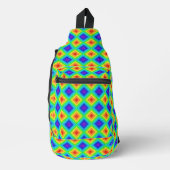 Geometrische Topografie - Schoudertas Sling Bag (Voorkant)