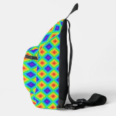 Geometrische Topografie - Schoudertas Sling Bag (Rechts)
