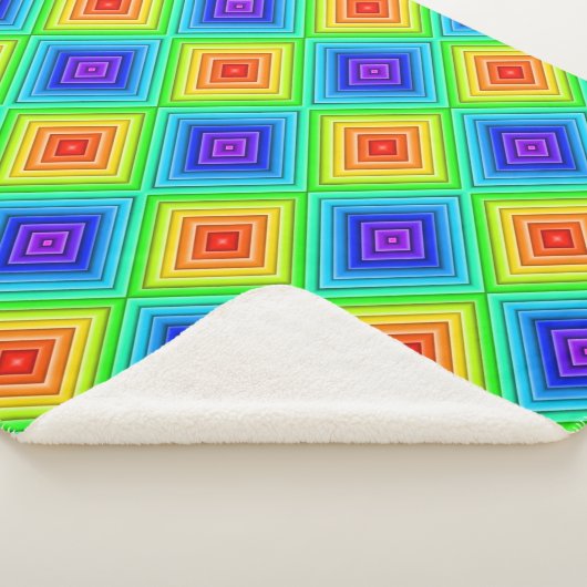 Geometrische topografie - Sherpa Blanket Deken (3/4)