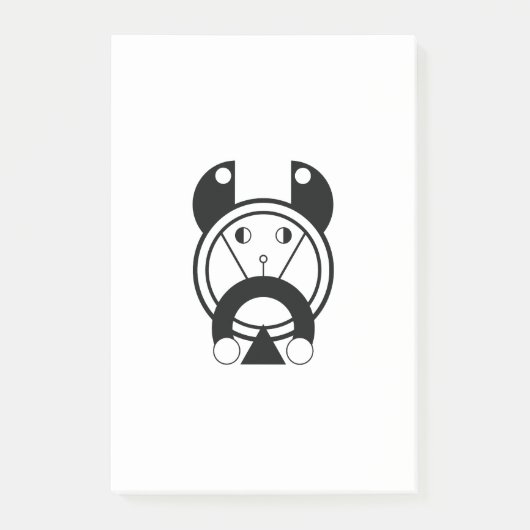 Geometrische Tora Tiger Post-it® Notes (Voorkant)