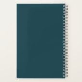 Geometrische Tora Tiger Zodiac Notitieboek (Achterkant)