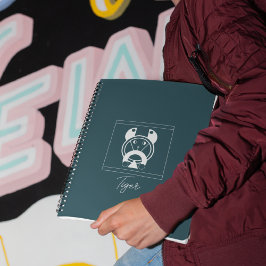 Geometrische Tora Tiger Zodiac Notitieboek