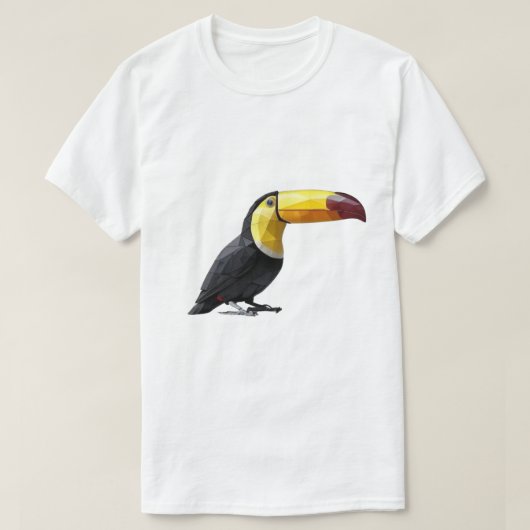 Geometrische Toucan T-shirt (Design voorkant)