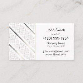 Geometrische trendy patroon visitekaartje