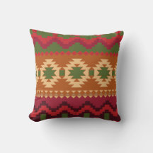Geometrische Tribal Aztec Kleurrijke Patroon