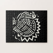  geometrische tribale kunst legpuzzel (Horizontaal)