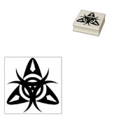 geometrische tribale kunststempel rubberstempel (Gestempeld)